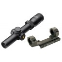 Leupold VX-R Patrol 1.25-4x20mm Matte,FireDot SPR (113769) + Leupold Mark 2 IMS Integral Mounting System Matte, 30mm Ring